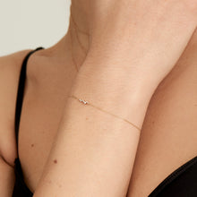 Load image into Gallery viewer, 14kt Gold Stargazer Natural Diamond Constellation Bracelet