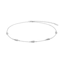 Load image into Gallery viewer, Silver Palm Choker