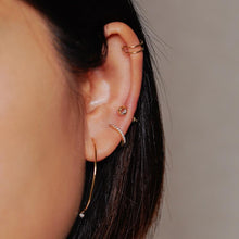 Load image into Gallery viewer, DAPHNE | Dangling Diamond Hoops