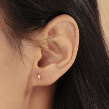 Load image into Gallery viewer, ROSA | Diamond Pave Teardrop Studs