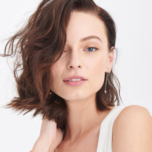 Load image into Gallery viewer, Silver Orbit Solid Drop Earrings