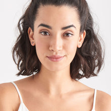 Load image into Gallery viewer, Silver Modern Triple Ball Stud Earrings