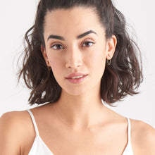 Load image into Gallery viewer, Gold Modern Chain Stud Earrings