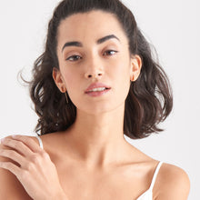 Load image into Gallery viewer, Gold Geometry Solid Drop Earrings