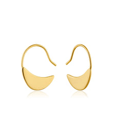 Load image into Gallery viewer, Gold Geometry Hook Earrings