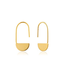 Load image into Gallery viewer, Gold Geometry Drop Earrings