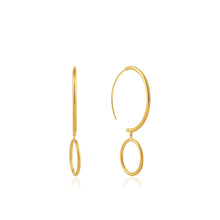 Load image into Gallery viewer, Gold Double Hoop Earrings