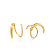 Load image into Gallery viewer, Gold Twist Earrings