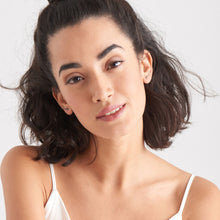 Load image into Gallery viewer, Silver Straight Spike Stud Earrings