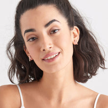 Load image into Gallery viewer, Rose Gold Prism Stud Earrings