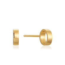 Load image into Gallery viewer, Gold Open Circle Stud Earrings