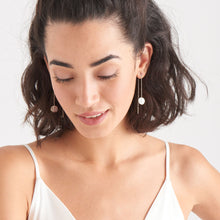 Load image into Gallery viewer, Silver Deus Threader Earrings