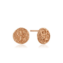 Load image into Gallery viewer, Rose Gold Boreas Stud Earrings