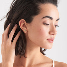 Load image into Gallery viewer, Gold Helix Stud Earrings