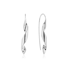 Load image into Gallery viewer, Silver Helix Hook Earrings