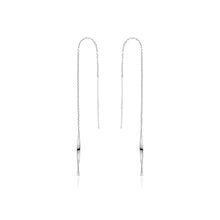 Load image into Gallery viewer, Silver Helix Threader Earrings