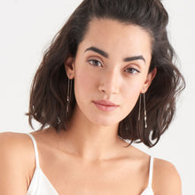 Load image into Gallery viewer, Silver Helix Threader Earrings