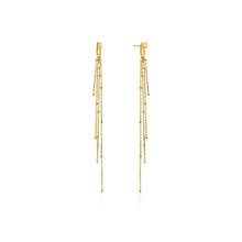 Load image into Gallery viewer, Gold Tassel Drop Ear Jackets