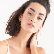 Load image into Gallery viewer, Gold Swirl Nexus Earrings