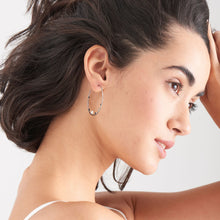 Load image into Gallery viewer, Silver Dream Open Hoop Earrings
