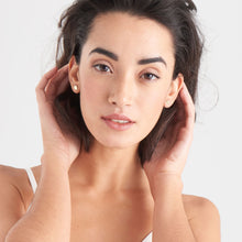 Load image into Gallery viewer, Gold Crush Disc Stud Earrings