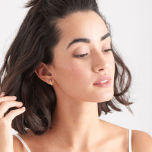 Load image into Gallery viewer, Gold Cluster Huggie Earrings