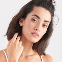 Load image into Gallery viewer, Silver Glow Stud Earrings