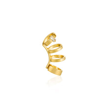 Load image into Gallery viewer, Gold Glow Crawler Ear Cuff