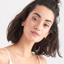 Load image into Gallery viewer, Gold Cluster Ear Jackets