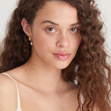 Load image into Gallery viewer, Gold Triple Mini Hoop Earrings