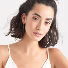 Load image into Gallery viewer, Silver Turquoise Drop Earrings