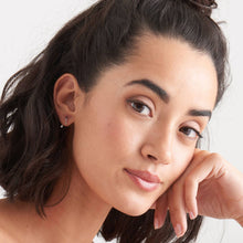 Load image into Gallery viewer, Silver Twist Sparkle Earrings