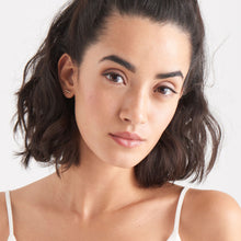 Load image into Gallery viewer, Gold T-Bar Twist Earrings