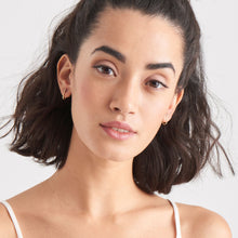 Load image into Gallery viewer, Gold Dot Ear Jackets With Lobe Hook