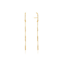 Load image into Gallery viewer, Gold Slinky Drop Earrings