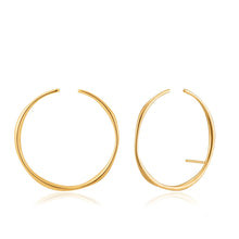 Load image into Gallery viewer, Gold Stud Hoop Ear Cuffs