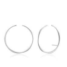 Load image into Gallery viewer, Silver Stud Hoop Ear Cuffs