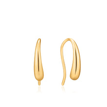 Load image into Gallery viewer, Gold Luxe Hook Earrings