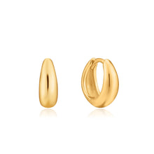 Load image into Gallery viewer, Gold Luxe Huggie Hoop Earrings