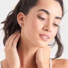 Load image into Gallery viewer, Silver Luxe Huggie Hoop Earrings