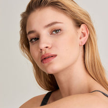 Load image into Gallery viewer, Gold Spike Chain Stud Earrings