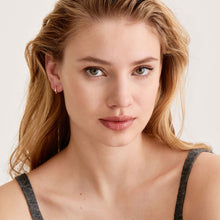 Load image into Gallery viewer, Gold Single Spike Huggie Hoop Earrings