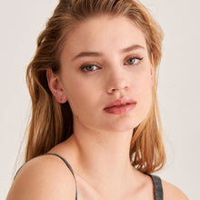 Load image into Gallery viewer, Gold Spike Diamond Stud Earrings