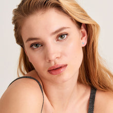 Load image into Gallery viewer, Silver Tidal Turquoise Stud Earrings