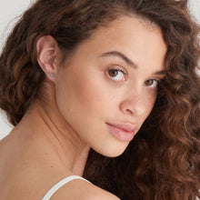 Load image into Gallery viewer, Teal Enamel Silver Stud Earrings