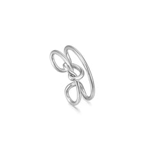 Load image into Gallery viewer, Silver Knot Ear Cuff