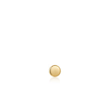 Load image into Gallery viewer, Gold Disc Barbell Single Earring