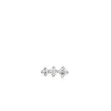 Load image into Gallery viewer, Silver Sparkle Crawler Barbell Single Earring