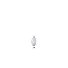 Load image into Gallery viewer, Silver Kyoto Opal Marquise Barbell Single Earring