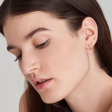 Load image into Gallery viewer, 14kt Gold Twist Earrings